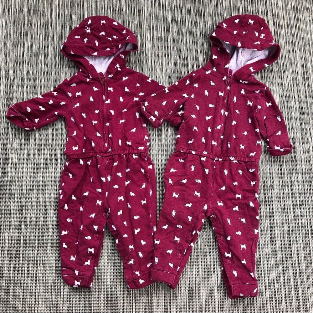 Cat Jumpsuits - Set of 2